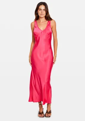 ALESSI SLIP DRESS MAGENTA