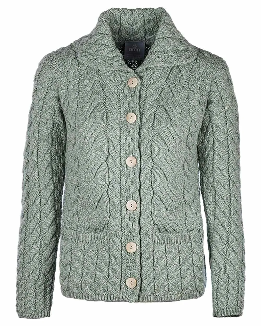 Aran Valentia Trellis Womens Cardigan