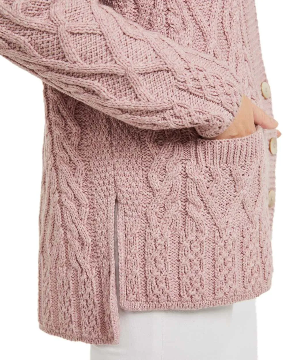 Aran Valentia Trellis Womens Cardigan