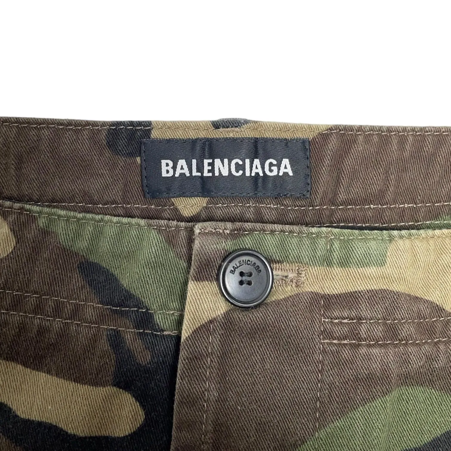 Balenciaga Cargo Pants Camouflage