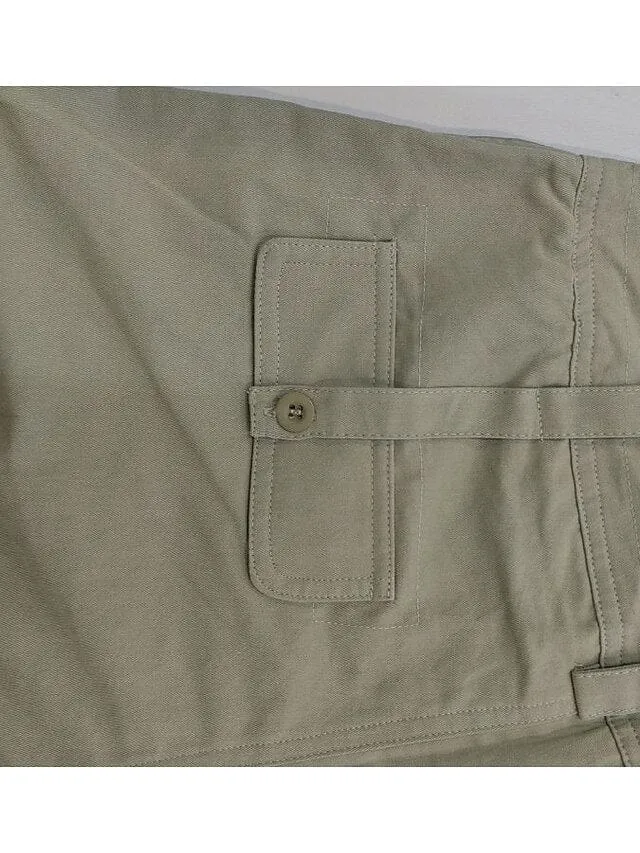 Black Cargo Pants with Multiple Pockets