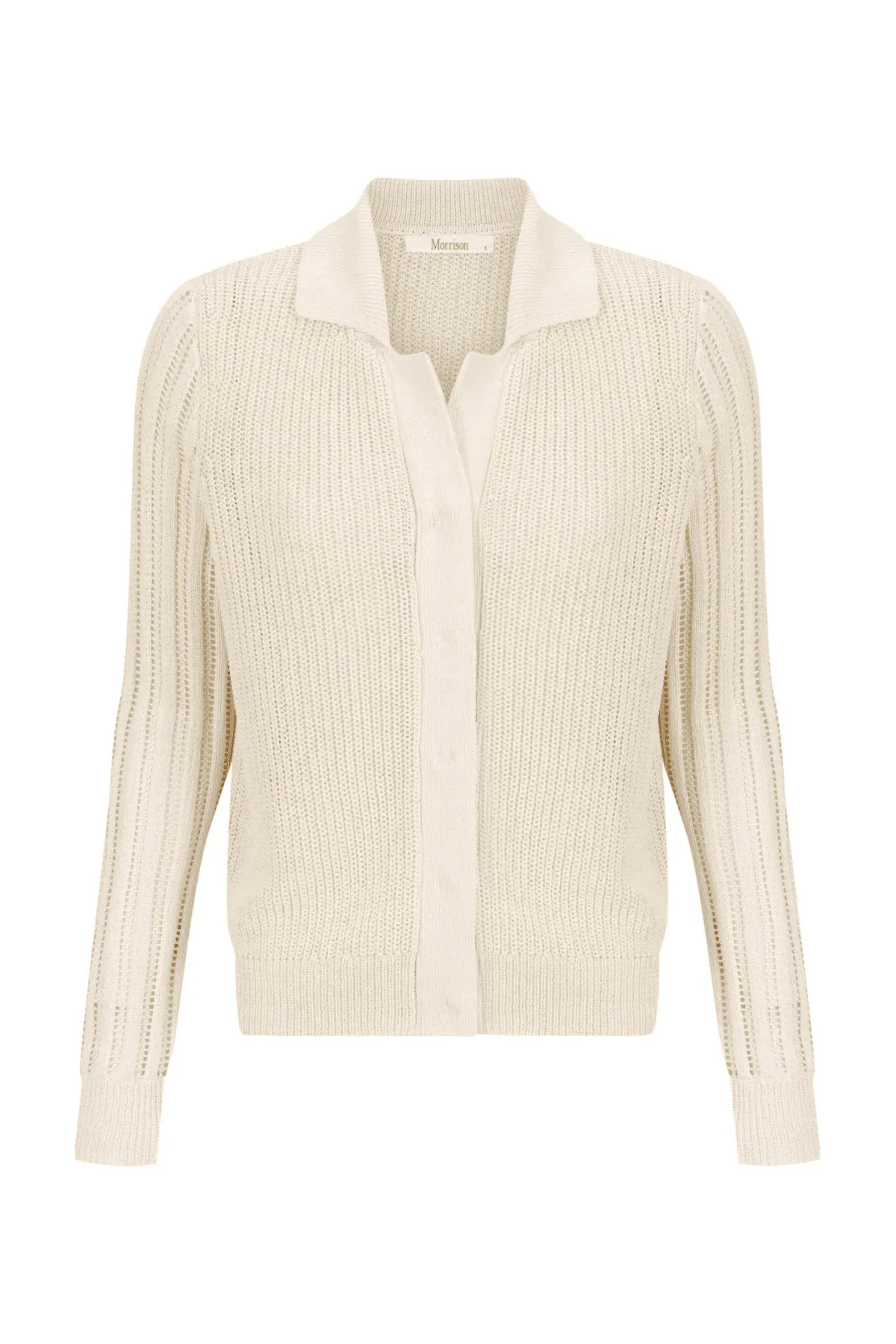 BRYON KNIT CARDIGAN MILK