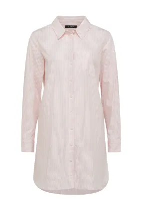 Cable Tomboy Shirt - Pink Stripe