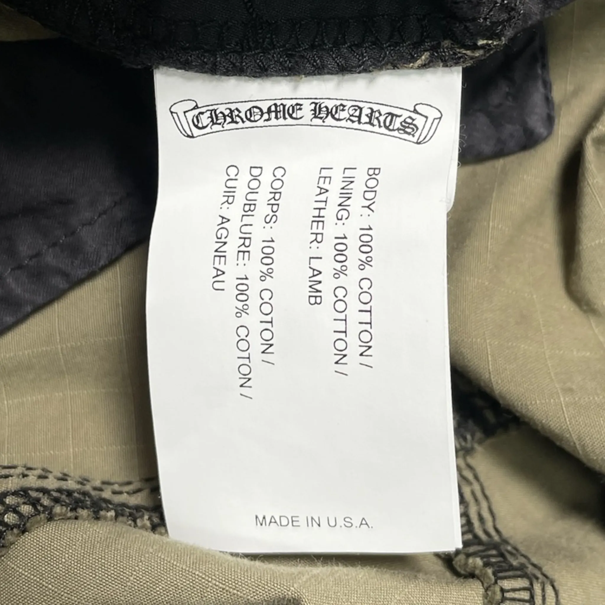 Chrome Hearts Cross Patch Cargo Pants Camo Pre-Owned