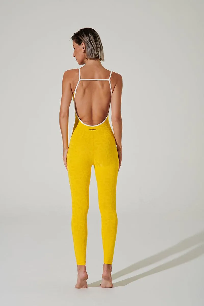 Classic Coeur Del Jumpsuit 3D - Gamboge