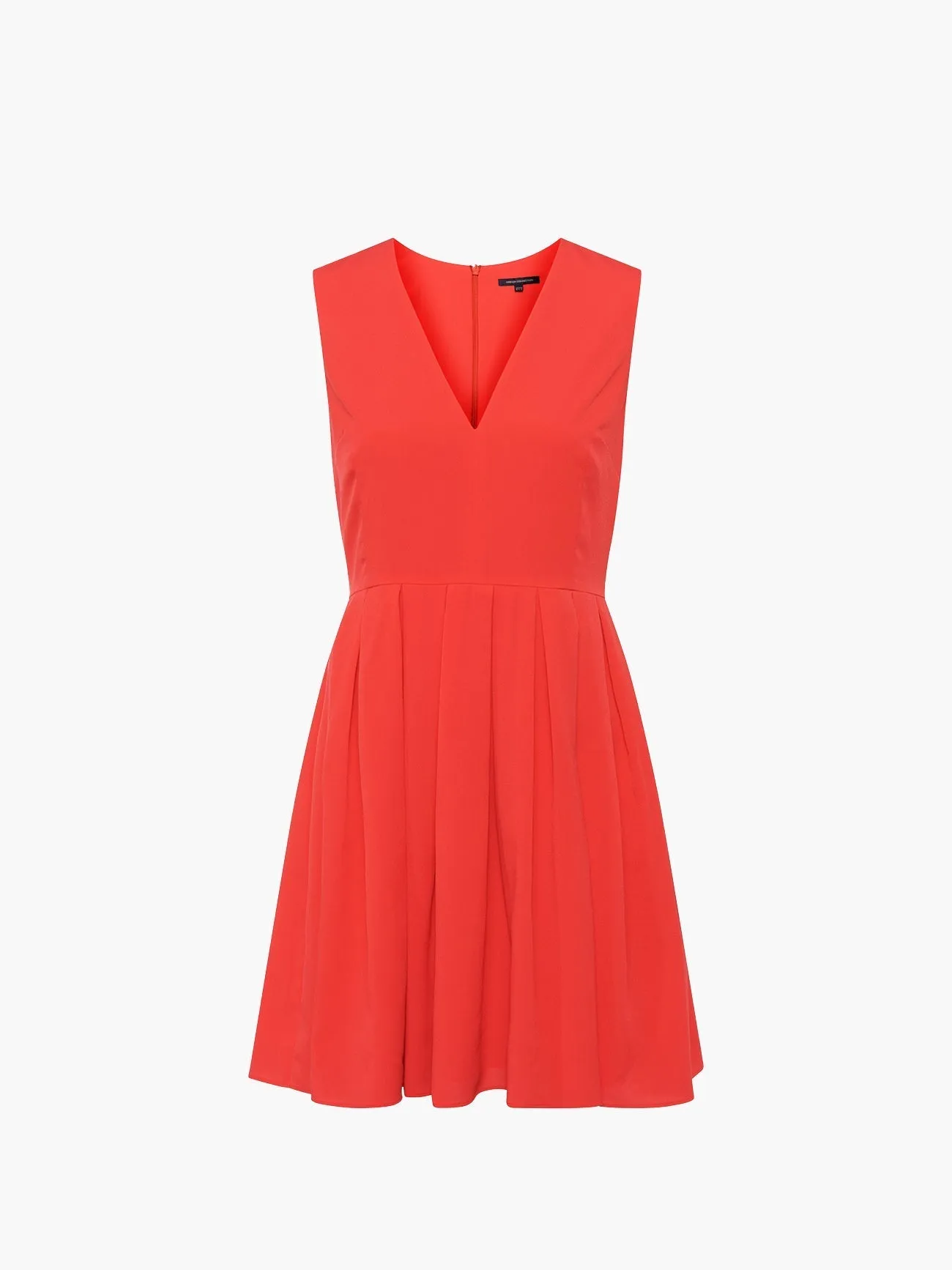 Courtney Crepe Pleated Mini Dress