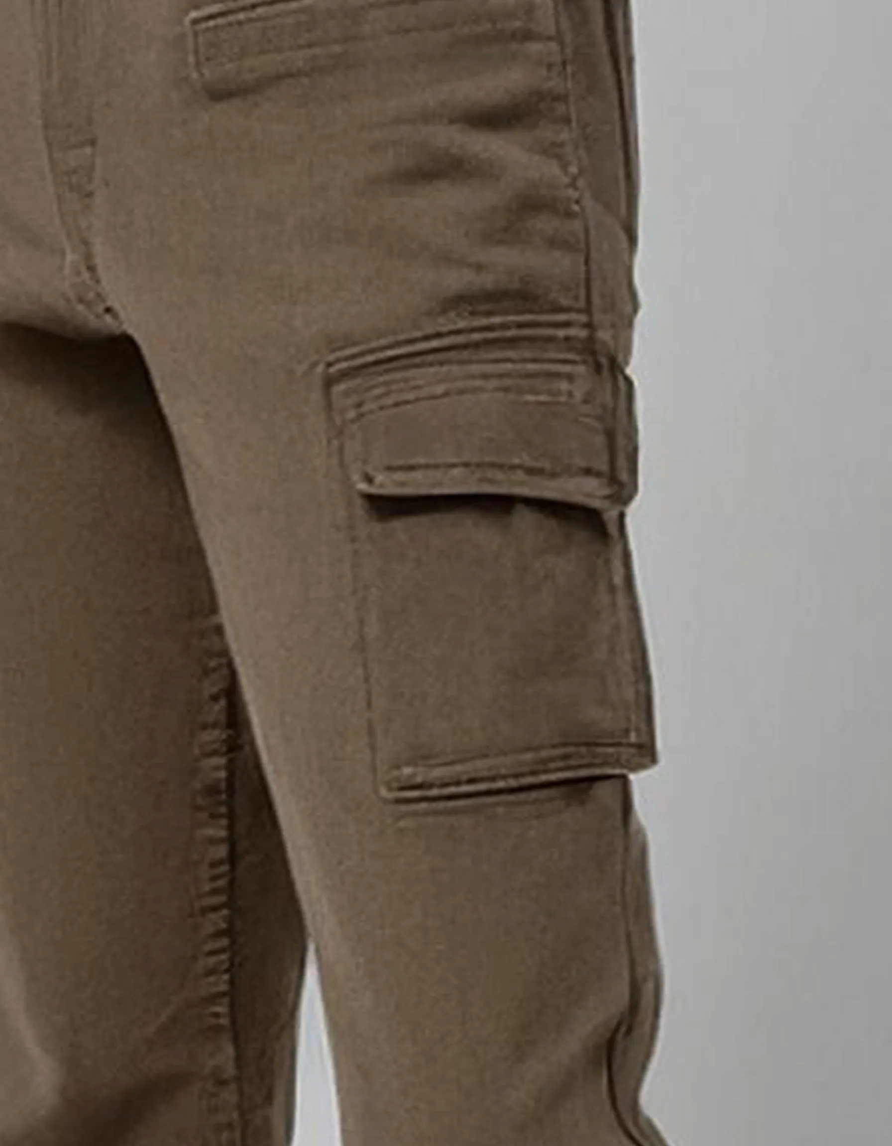 Dark Khaki Cargo Pants