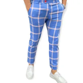 DJ PLUS: Plaid Skinny Dress Pants ON24