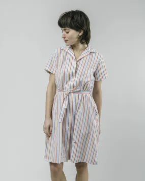 Downtown Stripe Shirt Dress