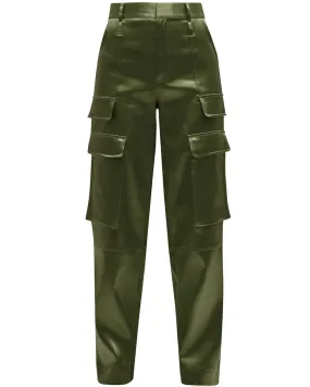 Fatigue Satin Straight Cargo Pant