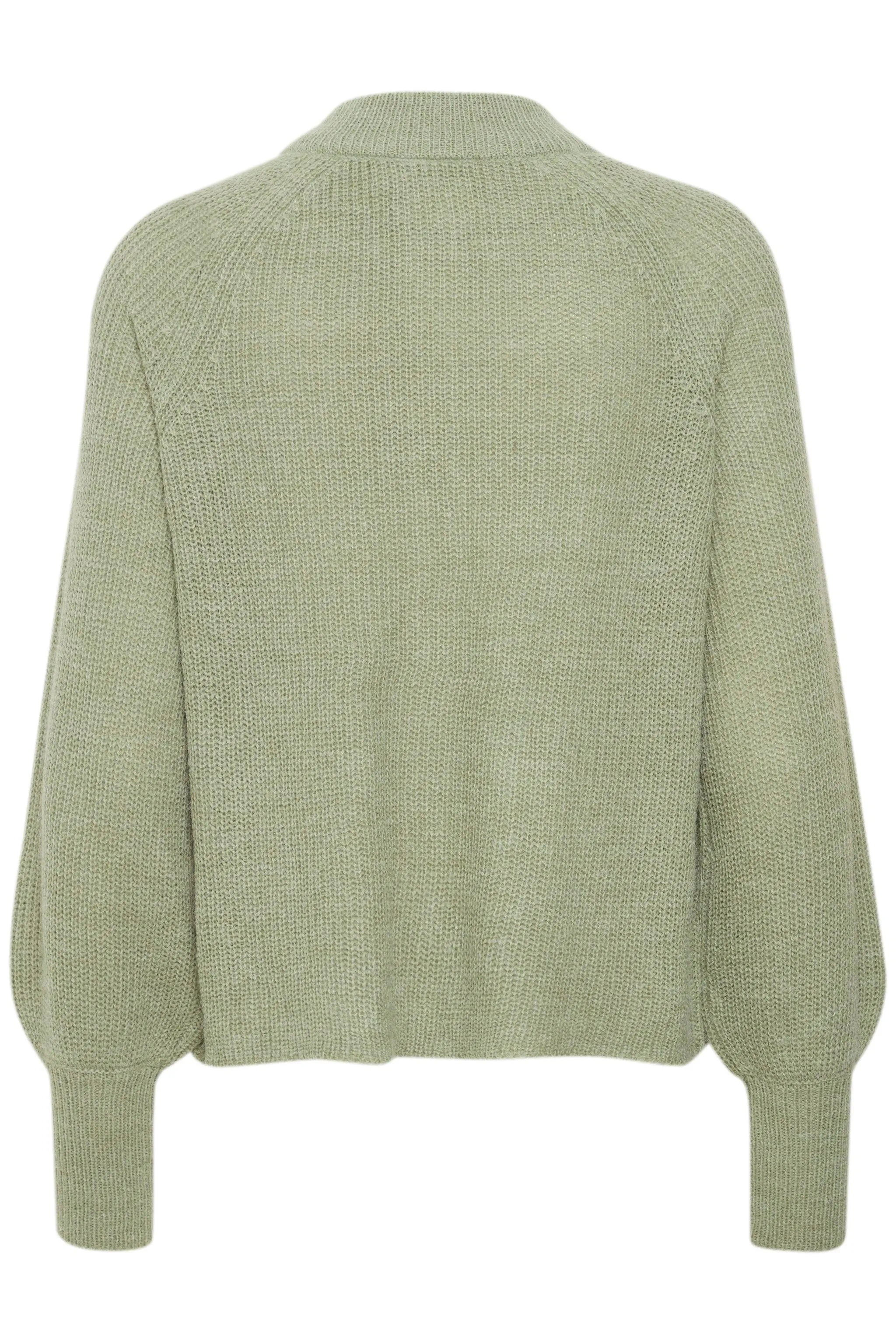 Fransa Eretta Cardigan in Green Bay Melange