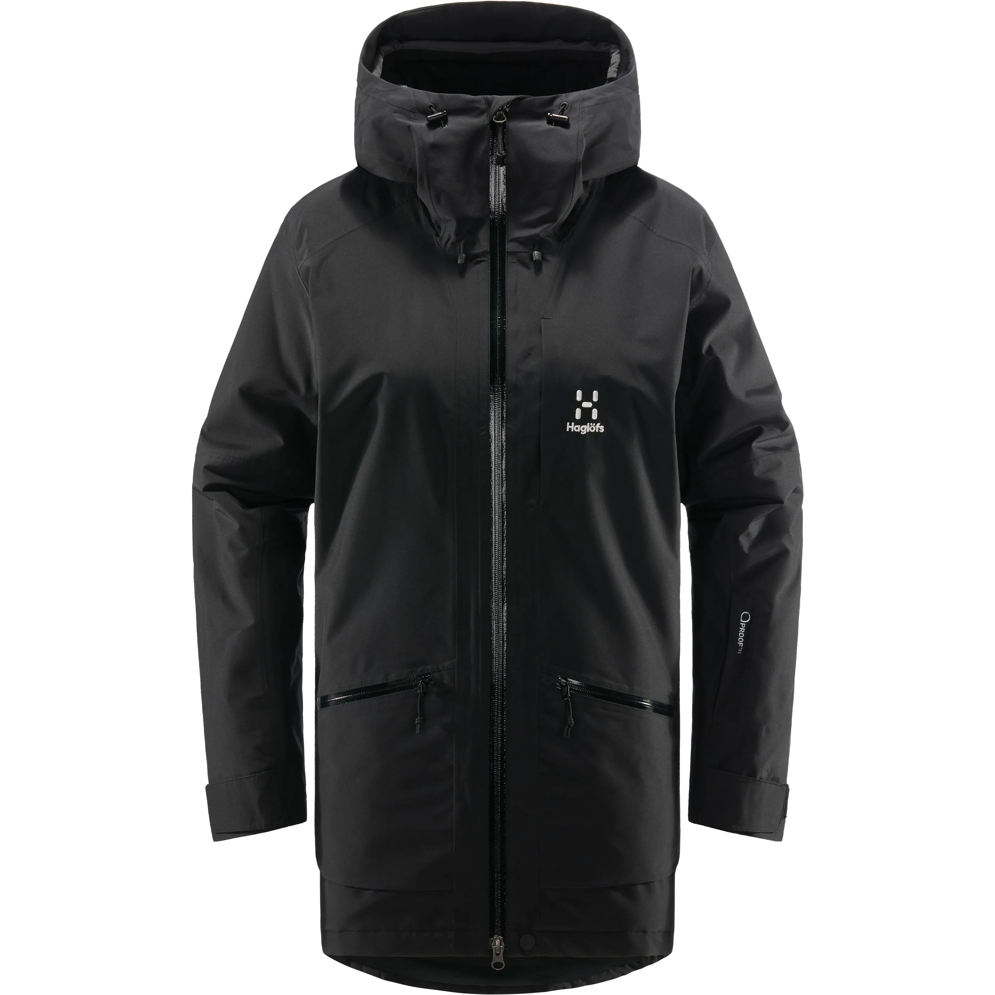 Haglöfs Women&#x27;s Lumi Insulated Parka True Black | Buy Haglöfs Women&#x27;s Lumi Insulated Parka True Black here | Outnorth