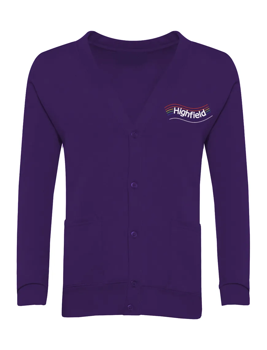 Highfield Academy - Sunderland Purple Cardigan (Nursery - Year 4)