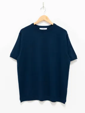 Knit T-Shirt - Navy