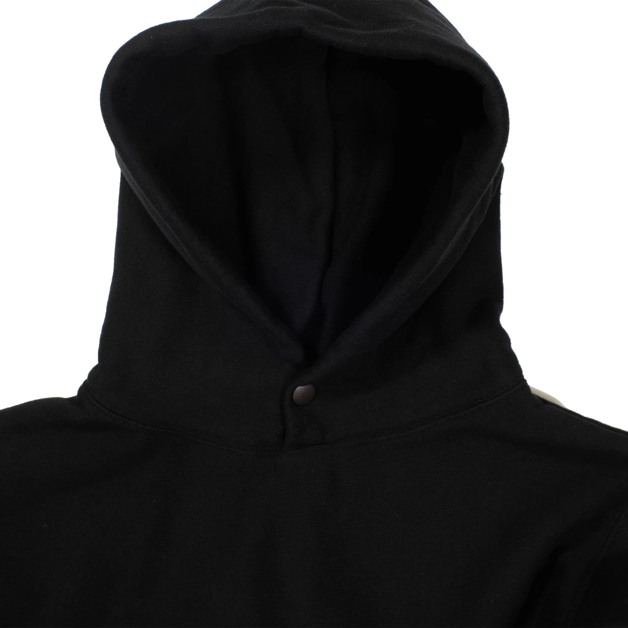 MASSTARD - SWEAT PARKA - BLACK