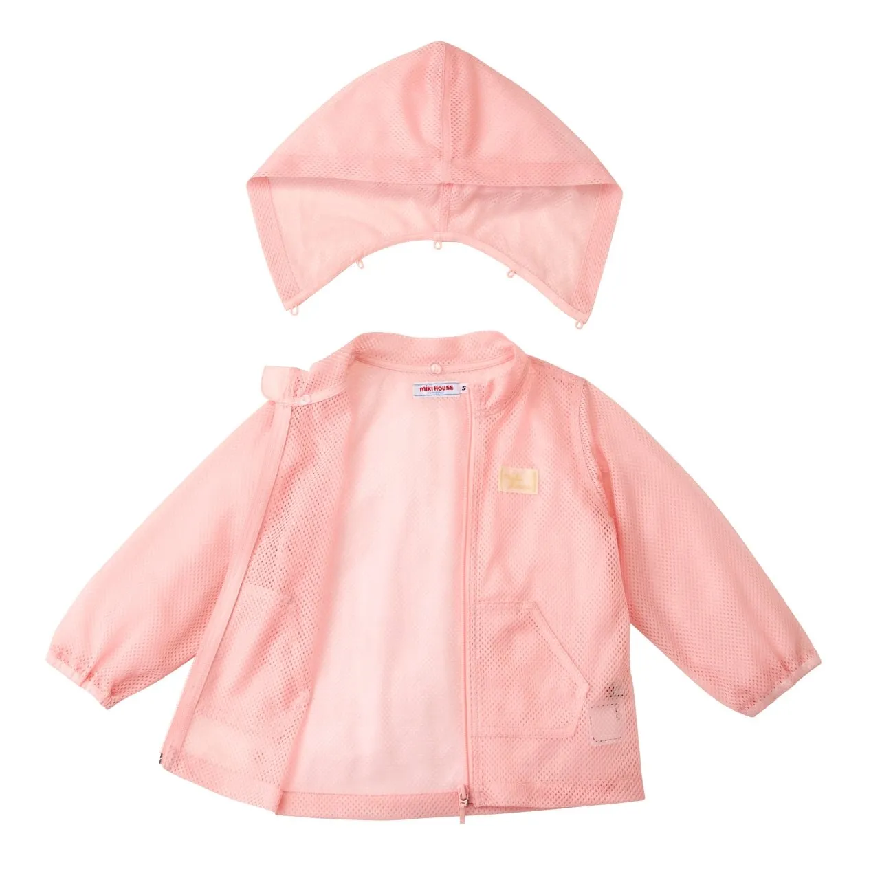 Mesh jacket with Insect Shield in Sakura Pink