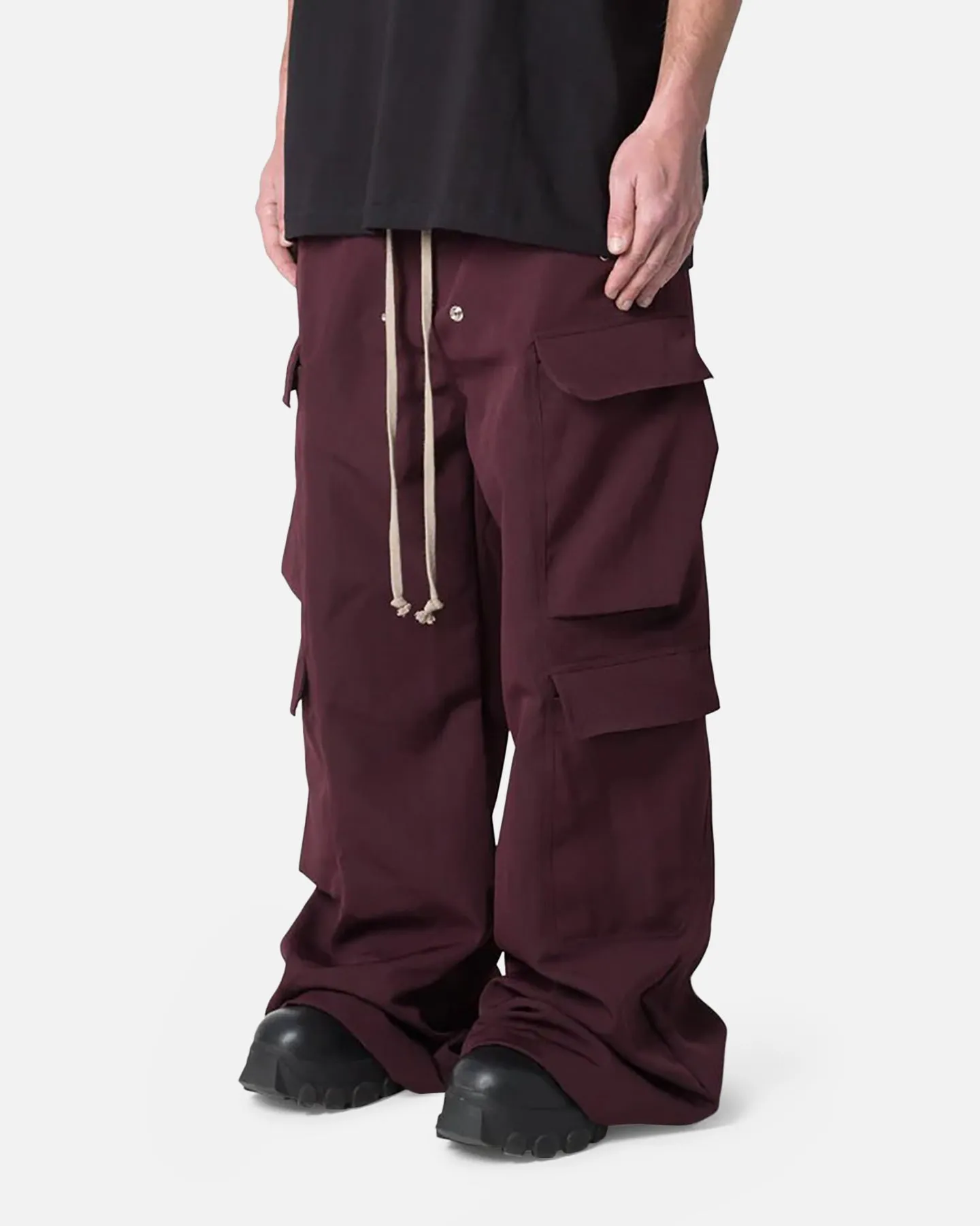 MNML Rave Double Cargo Pants Plum