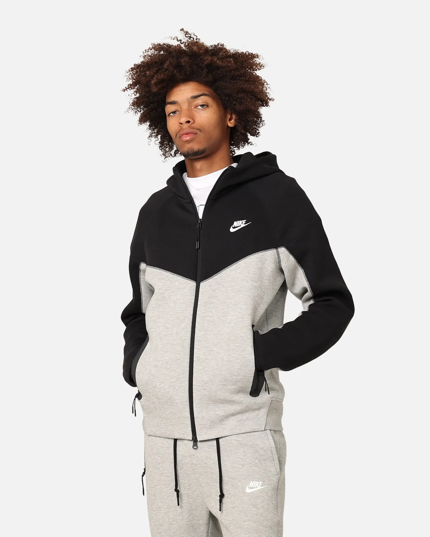 Nike Sportswear Tech Fleece Full-Zip Windrunner Hoodie Dark Grey Heather