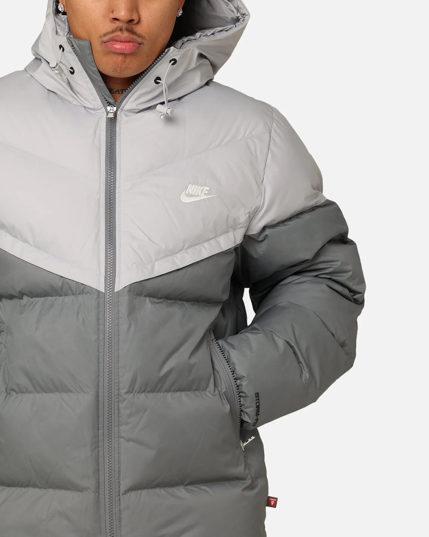 Nike Windrunner PrimaLoft® Storm-FIT Hooded Puffer Jacket Light Smoke Grey