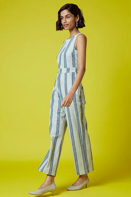 Okhai 'Leader' Hand Block Printed Pure Cotton Jumpsuit