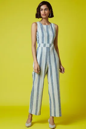 Okhai 'Leader' Hand Block Printed Pure Cotton Jumpsuit