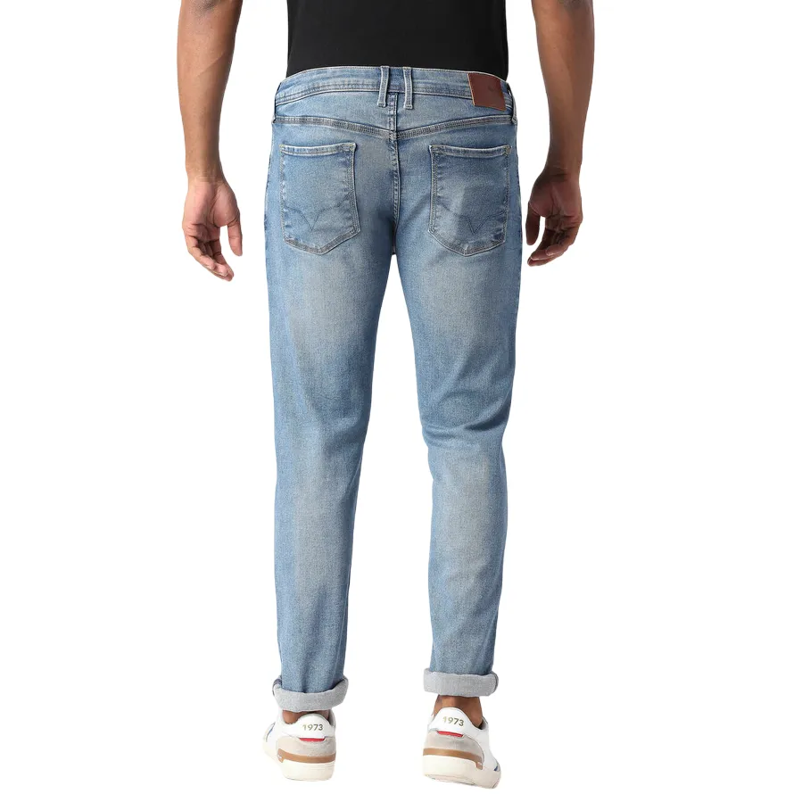 Pepe Jeans Pantalone jeans Slim a vita media da uomo Hatch PM206323HP82 denim