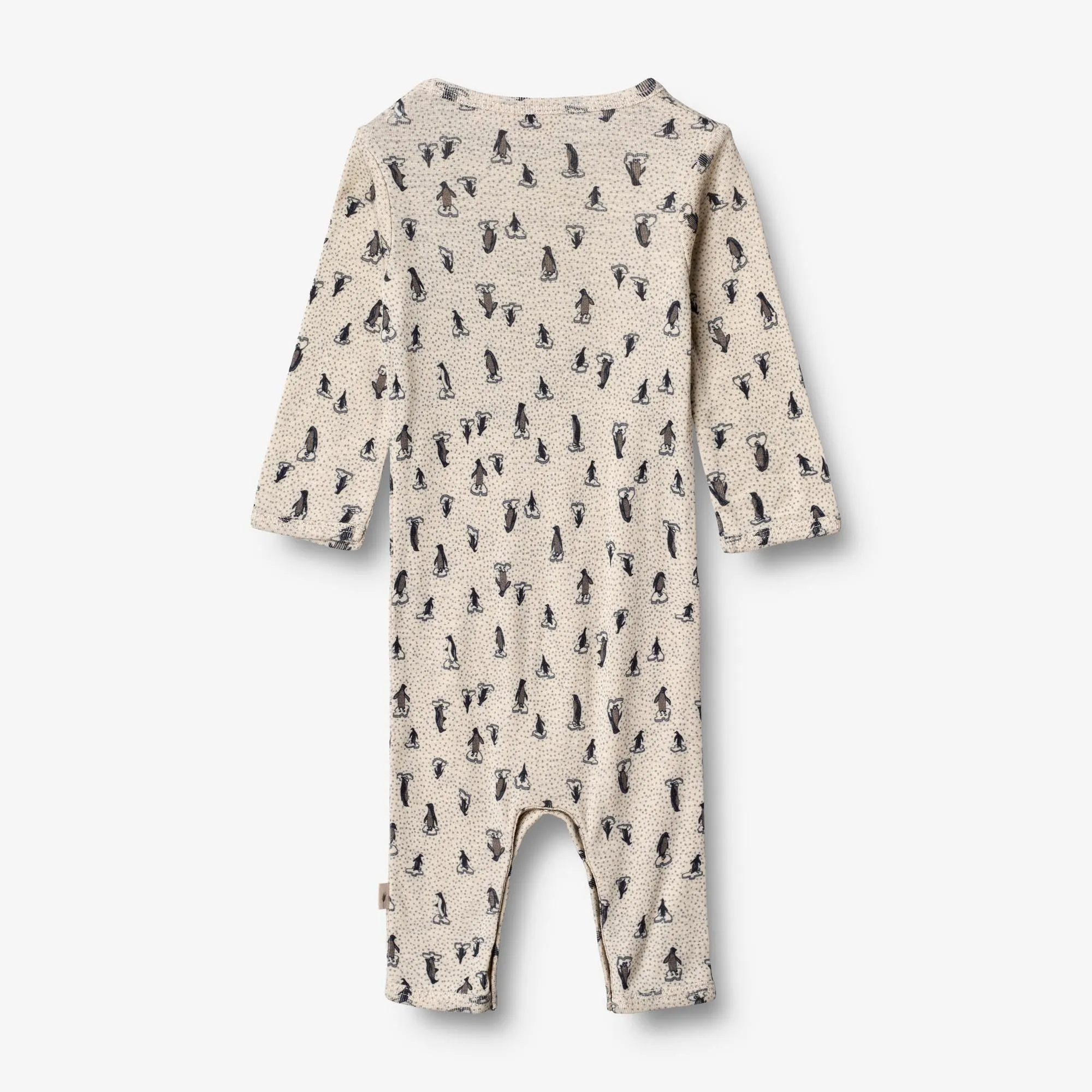 Plain Wool Jumpsuit | Baby - penguins on ice