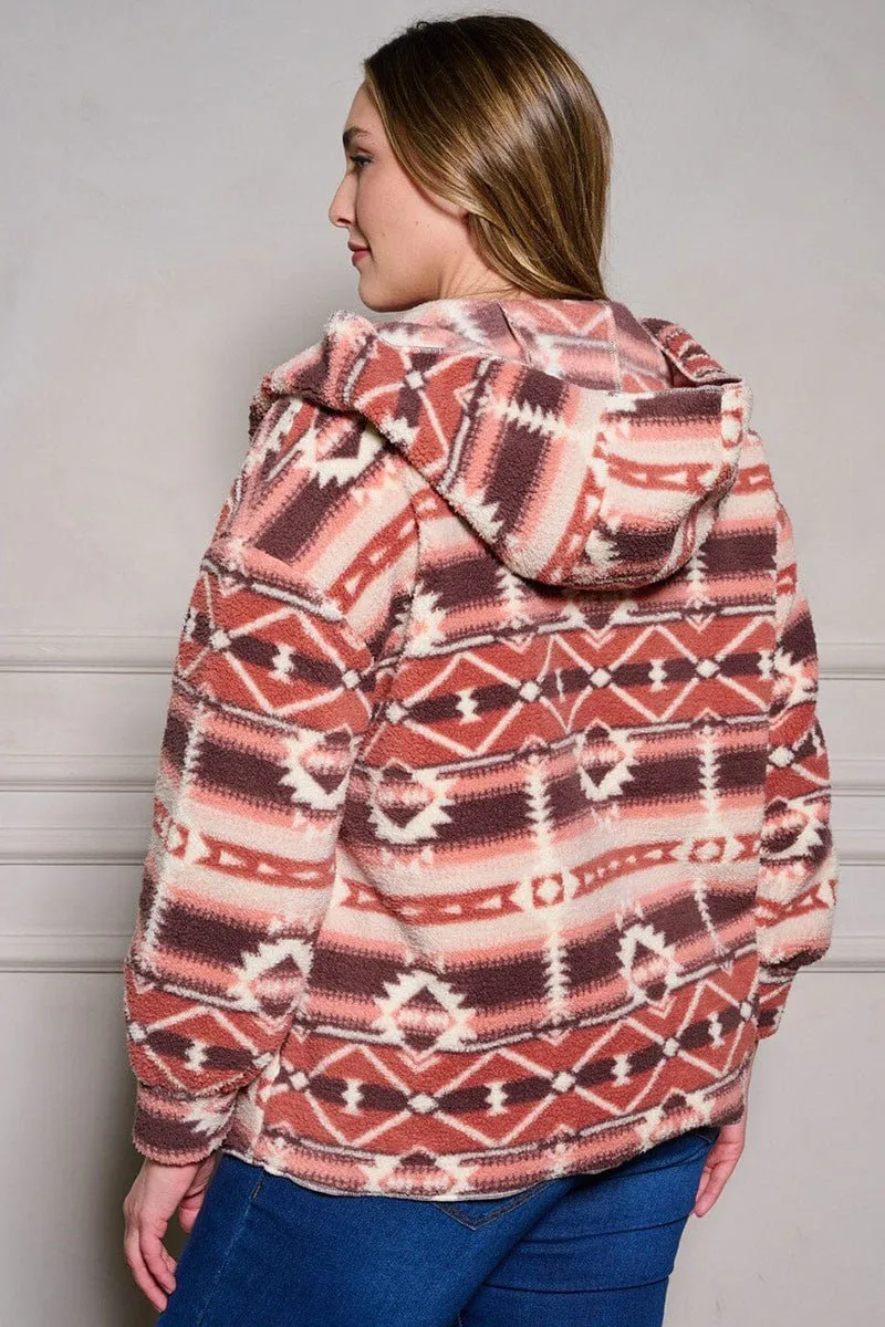 Plus Open And Honest Hooded Cardigan - 2 Designs*