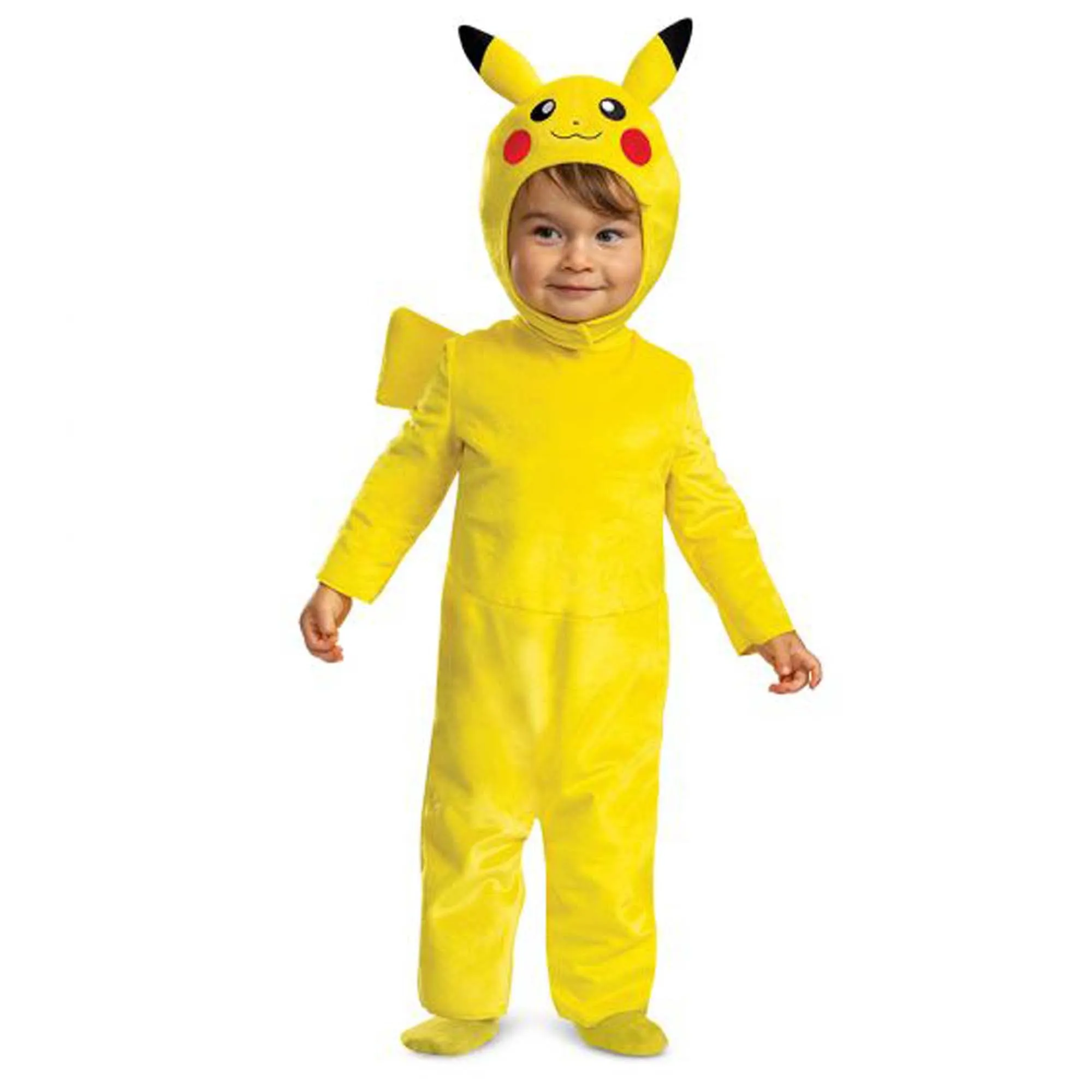 Pokémon Pikachu Jumpsuit Costume for Babies and Toddlers, Yellow Jumpsuit