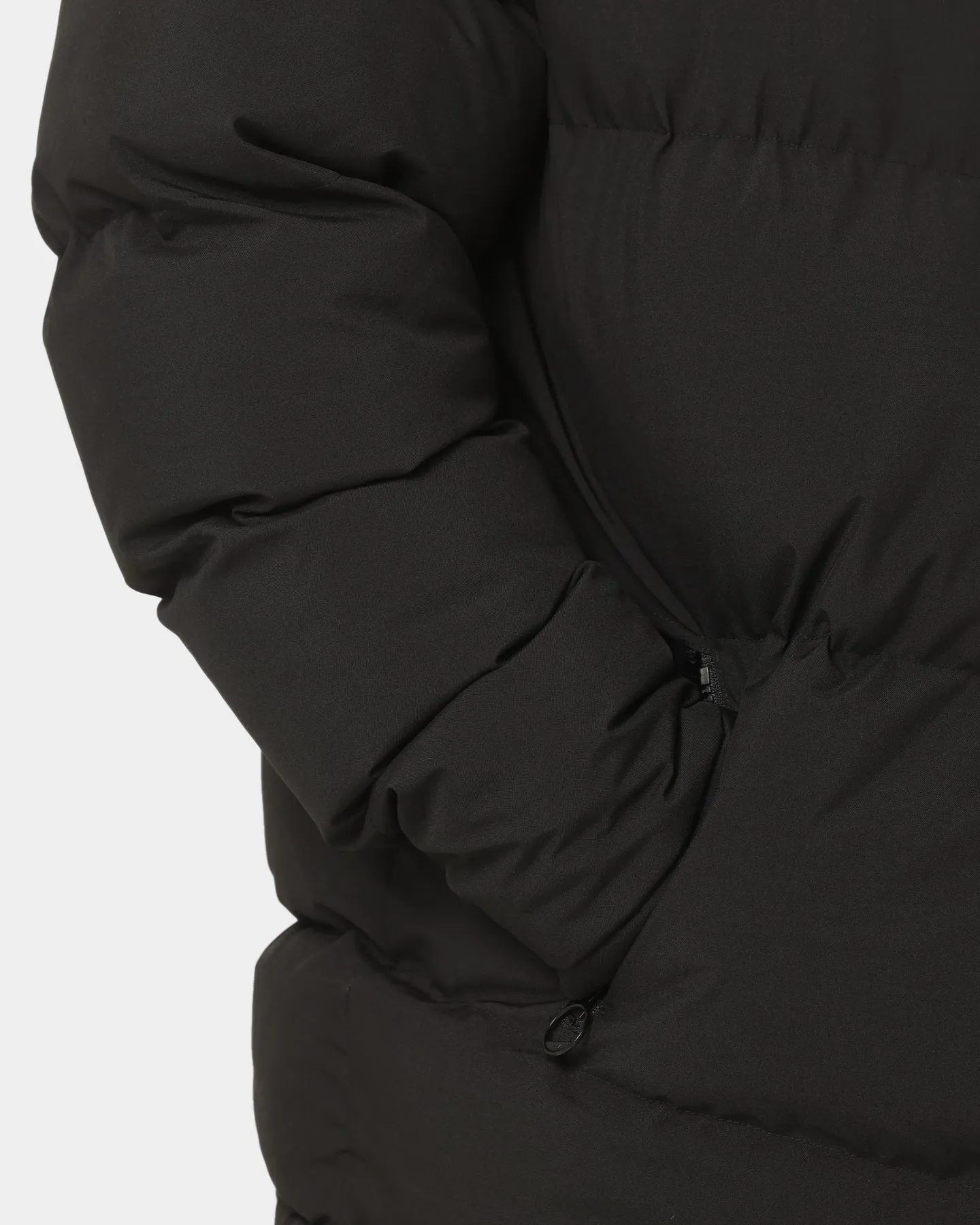 PYRA Sherpa Puffa Jacket Black/White