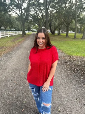 Ruby Red Zenana Top