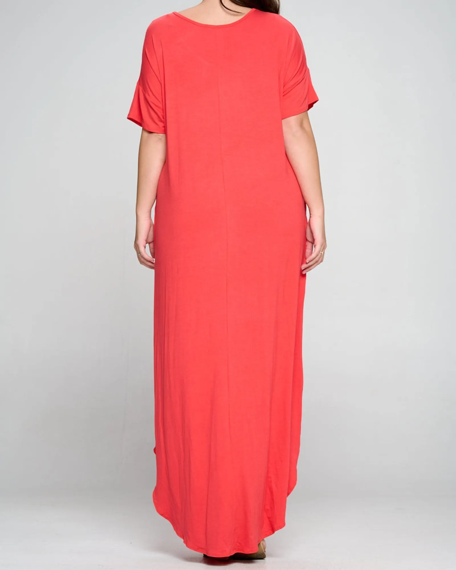 Scarlett Maxi Dress | Coral Dk