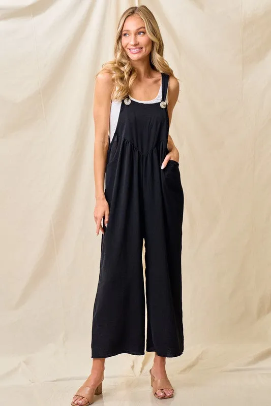 Stay Calm Overall Jumpsuit