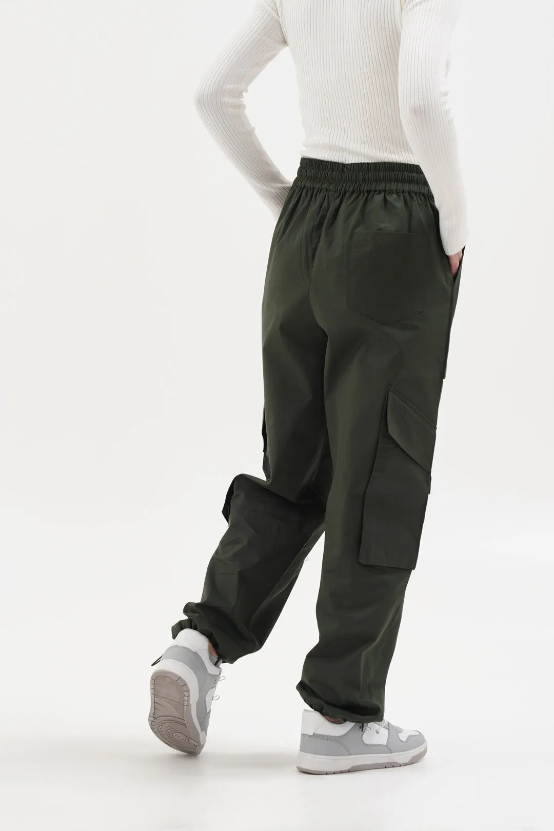 Women NOMAD Evergreen Parachute Pants