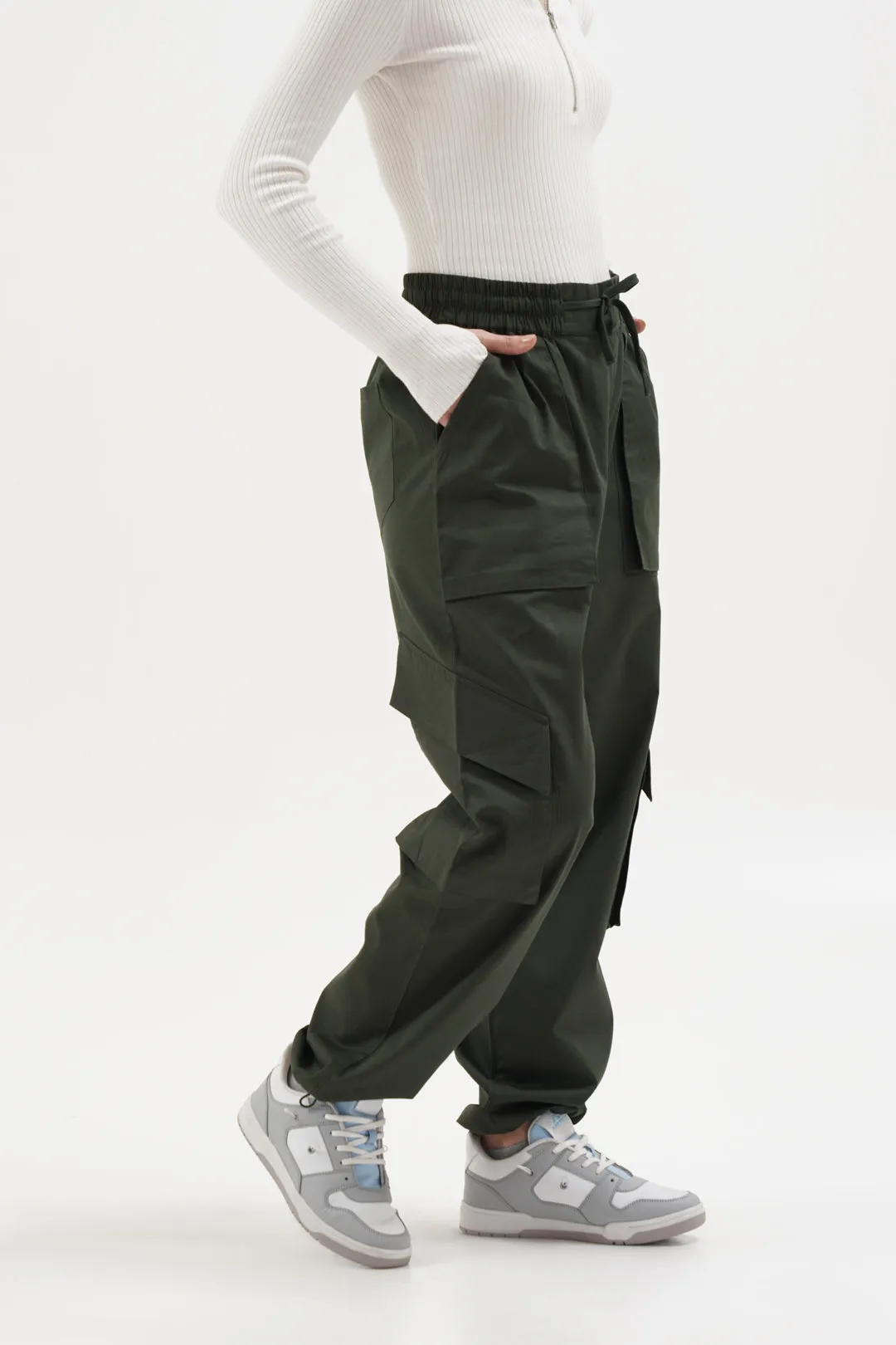 Women NOMAD Evergreen Parachute Pants