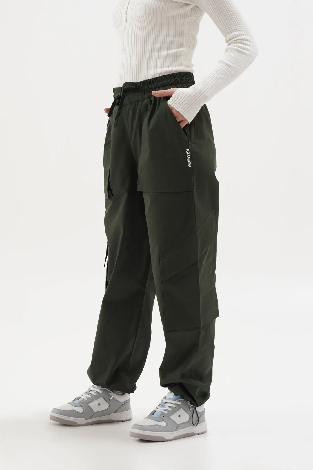 Women NOMAD Evergreen Parachute Pants