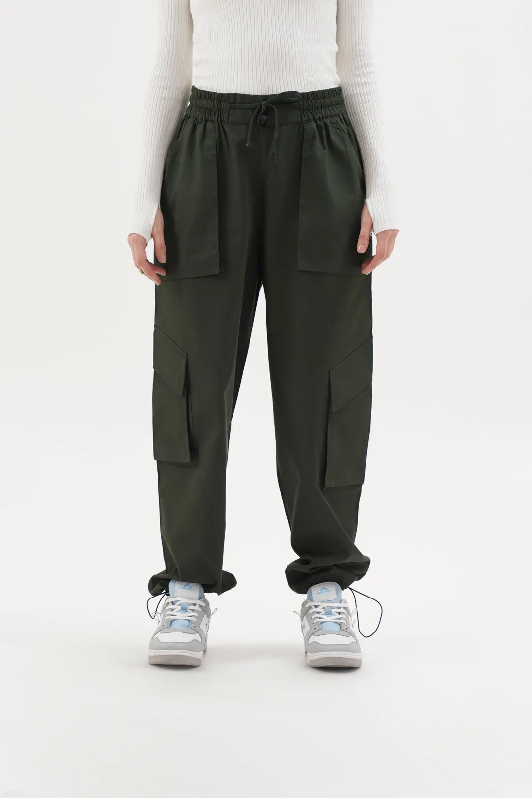 Women NOMAD Evergreen Parachute Pants