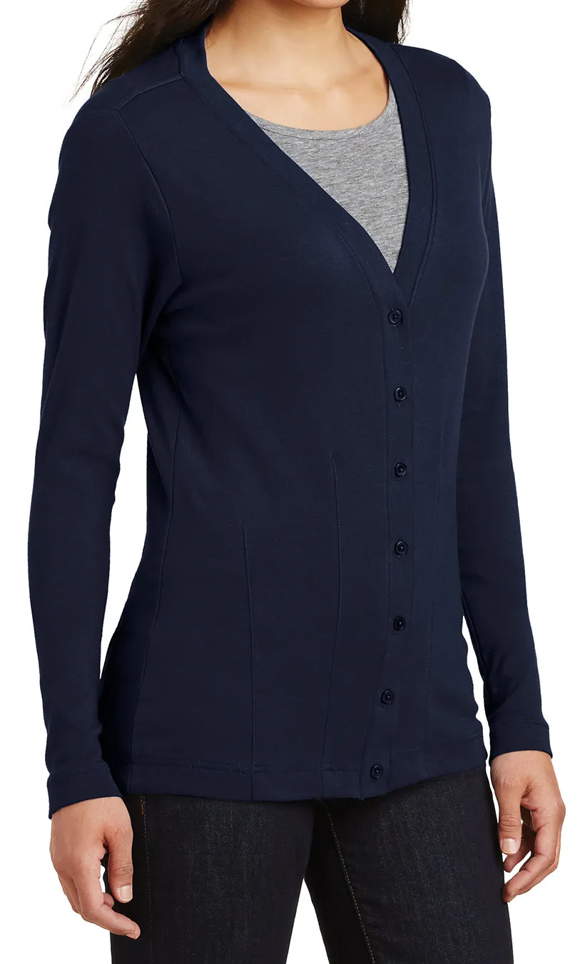 Women's Stretch Cotton Cardigan Sweater