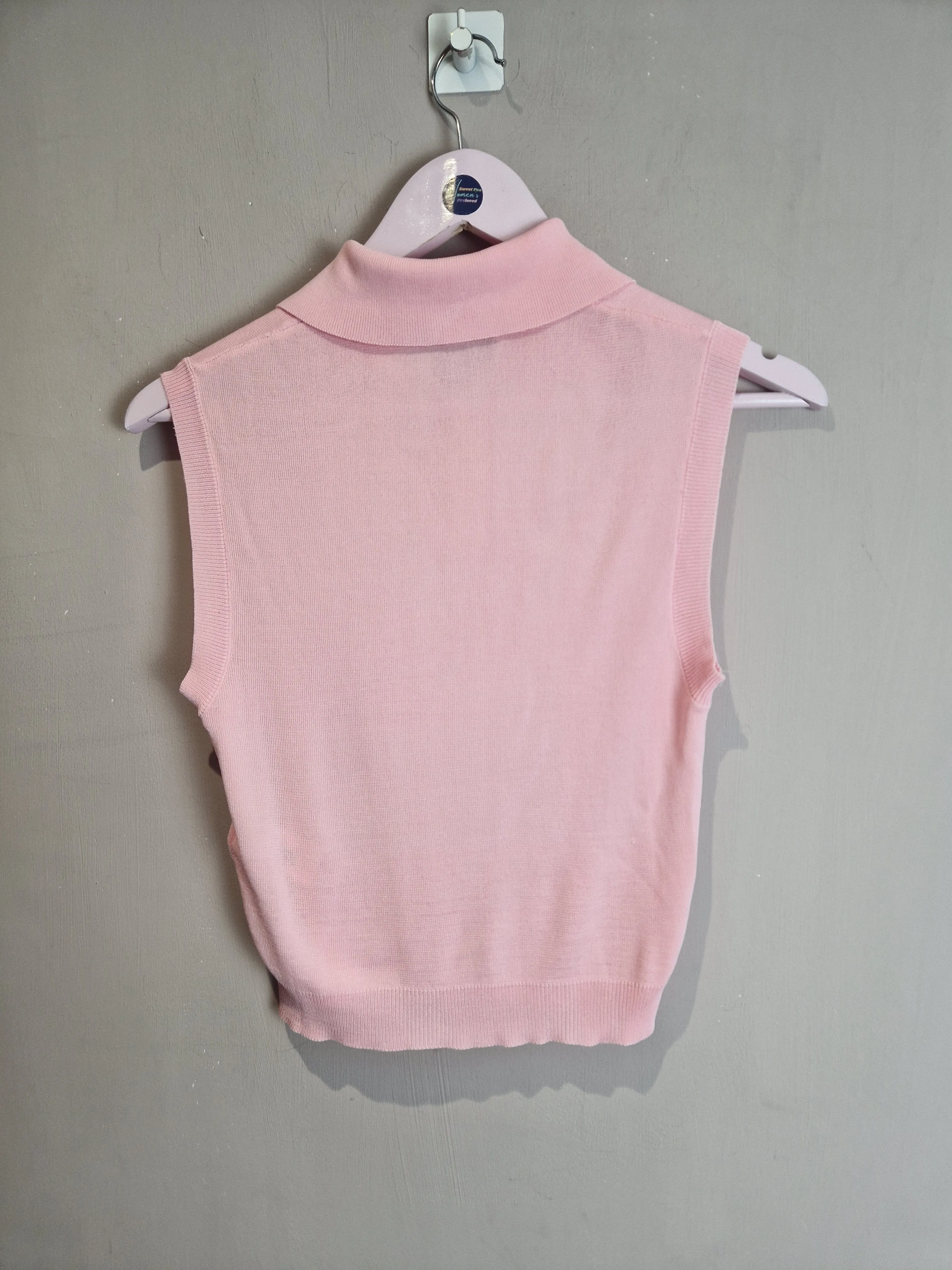 Zara pink sleeveless top - Small